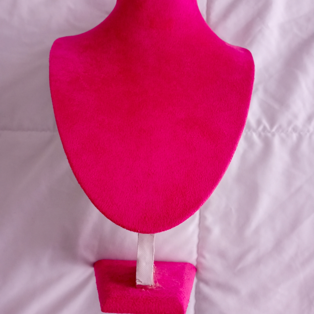 Vibrant Pink Necklace Display Stand